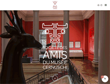 Tablet Screenshot of amis-musee-cernuschi.org
